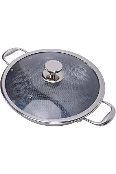 ASHATA Nonstick Frying Pan Skillet with Lid, Non Stick Fry Pan 316 Stainless ...