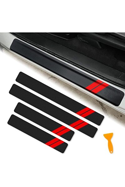 KASTWAVE Car Door Sill Protector, 4PCS Threshold Guard Plate for Dodge Charge...