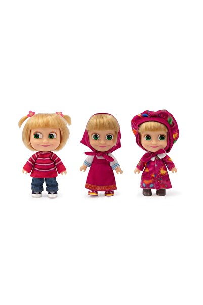 Masha and the Bear Κούκλα MHA26000 Μάσα 12 εκ. Σειρά 2, 3 παραλλαγές