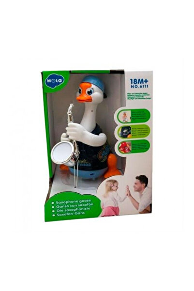 Hola Toys Διαδραστικό μουσικό παιχνίδι 6111 χήνα σαξοφωνίστρια σε διάφορα χρώ...