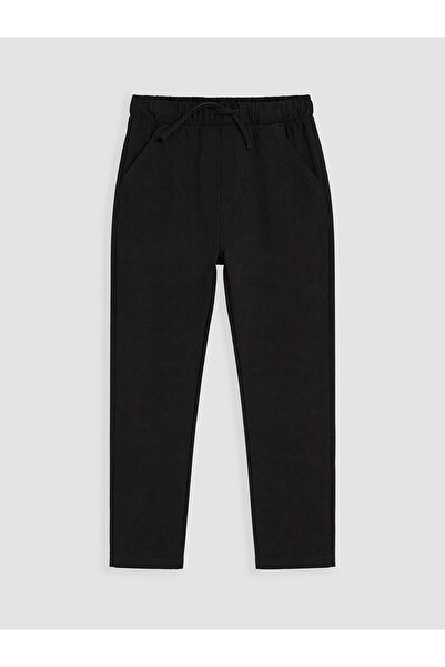LC Waikiki Two Mt Shop Quality Lcw Kids Black Regular Fit Boys' Trousers