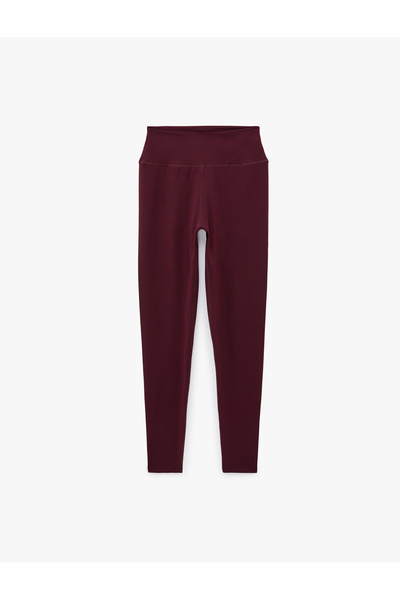 Koton Sports Leggings High Waist Slim Fit with Stitching Detail