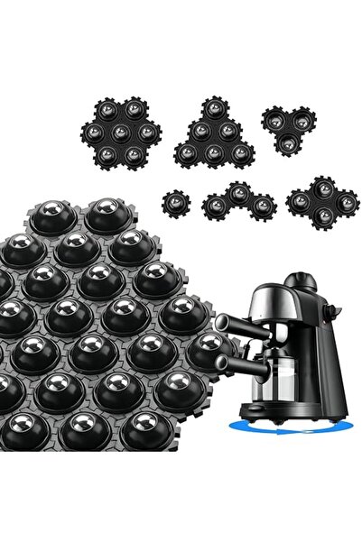Yelajoy 24Pcs Self Adhesive Caster Wheels，DIY Connected Small Appliance Rolle...