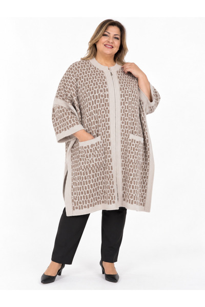 OKUTAN Angora Cape Poncho