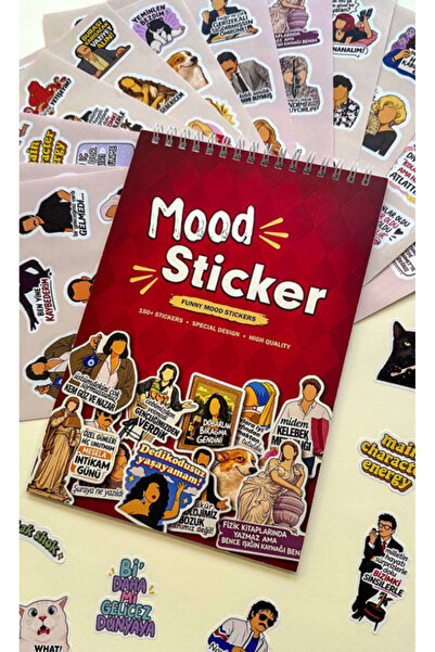EyER Shoping Mood Fun Sticker Notebook |   12 Sheets Special Design |   Bulle...