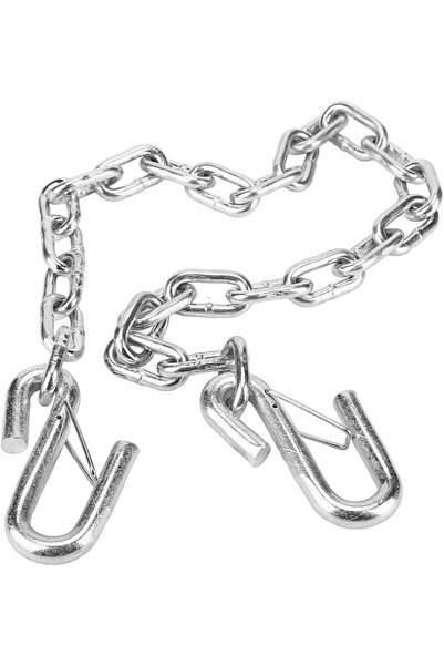 Generic سلسلة أمان للمقطورات، 39 بوصة، سعة تحميل 3500 رطل، سلسلة سحب آمنة من ...