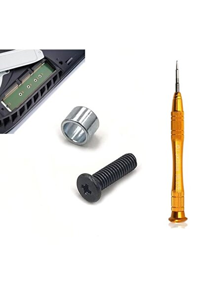 Generic 1PC Ps5 SSD Screw And Ring Replacement And 1PC Cross Screwdriver For ...