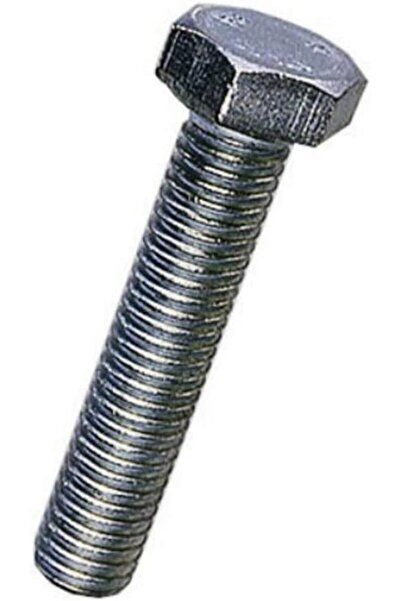 Merriway HEX HEAD BOLT BZP M10 x 25mm