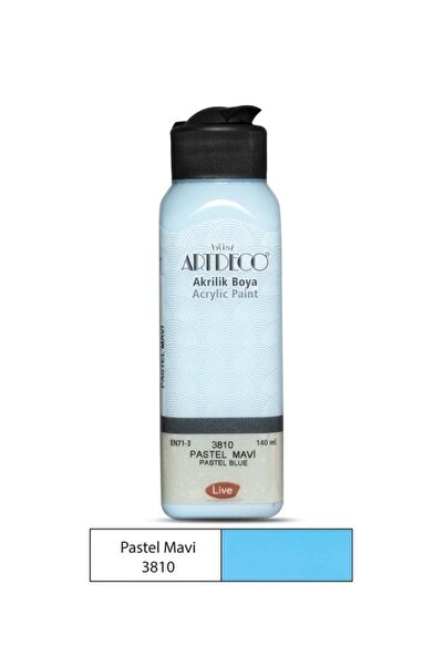 Artdeco Akrilik Boya 140ml Pastel Mavi / 3810