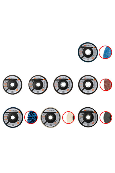 Evotools Set 11 Discuri Abrazive EvoTools, Diametru 125mm —