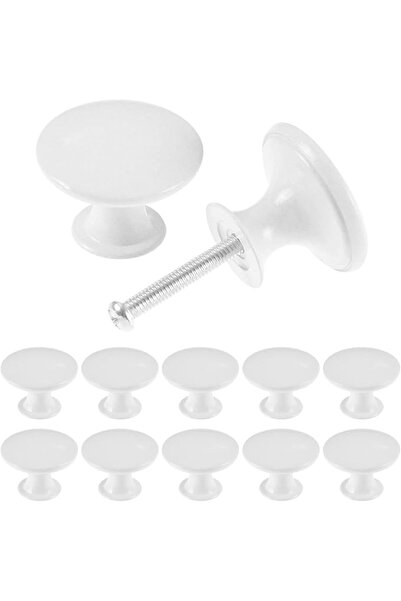 TsunNee 12 Vintage Knobs for Cabinets, Chic Drawer Knobs, Antique Handles for...