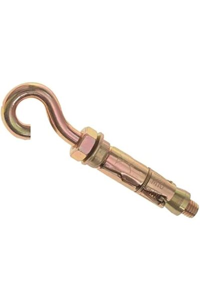 Merriway مسمار خطاف فولاذي مع مثبت درع M6 × 56 مم
