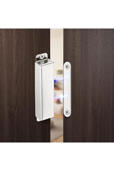 KASTWAVE Heavy Duty Magnetic Door Catch, 2 Pack 90lb Pull Force Stainless Ste...