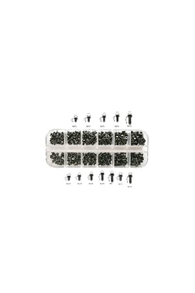 TERRIFI 360 PCS 12 Sizes Black Laptop Screws Kit, M2 M2.5 M3 Replacement Elec...