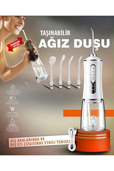 VEROXA Taşınabilir Ağız Duşu – Ipx7 Su Geçirmez, 3 Modlu Diş Temizleme Cihazı