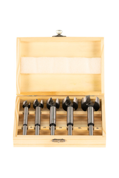 Evotools Freza Lemn (5 piese), Diametru 15-35mm —