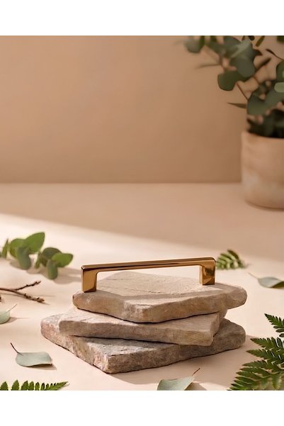 Narin Kulp Lüks Country Mutfak Mobilya Dolap Çekmece Kulpu 96mm BRONZ