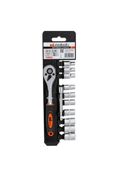 Evotools Chei Tubulare cu Accesorii (12 bucati), 5-13 —