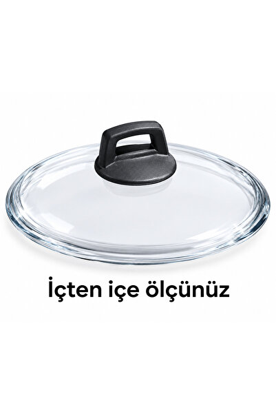arcaK2 P.bahçe Premium 26 cm cam kapak ve bakalit kulp