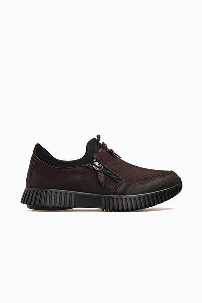 Venüs Women's Leather Casual Daily Shoes 26K 25405007K Brown