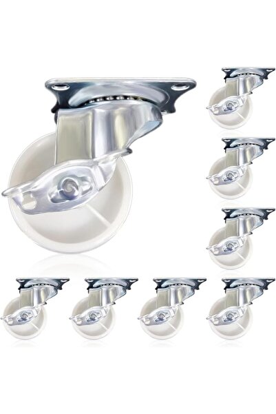 AZONEE 8 Pcs Swivel Casters, 2 Inch 360 Degree Swivel Caster, Small Trolley C...