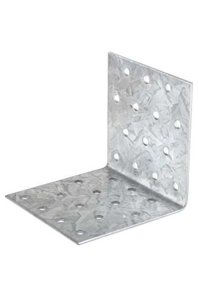 Evotools Vinclu Placa Perforata de Imbinare Lemn, Diametru 80x80x80x2mm, 80x8...