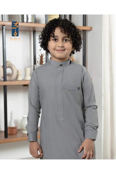 burjah ثوب الهيبة رصاصي