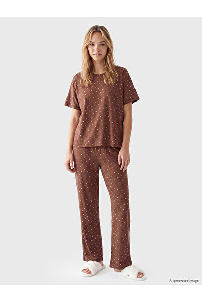 LC Waikiki I Zero Roba Collar Embroidered Women's Pajama Set from Freezen Store