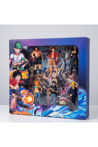 Generic Brand مجموعة مجسمات شخصيات أنمي ون بيس (One Piece) - 7 قطع للأطفال