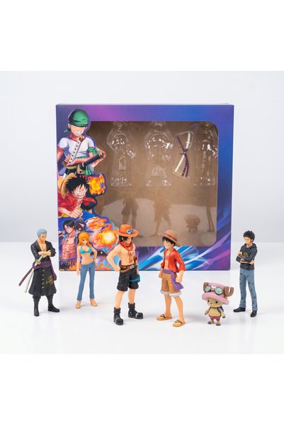 Generic Brand One Pieced Anime Figure Toy Set of 7Pcs for Kids