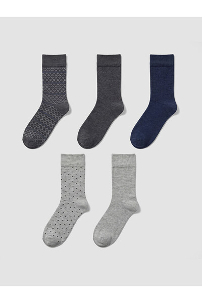 LC Waikiki I Embroidered Men's Socks 5-Pack from Freezen Store