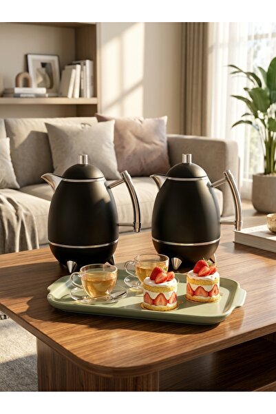Generic Trams Tea and Coffee Set 1 Liter -1Liter with a Modern and Elegant Touch