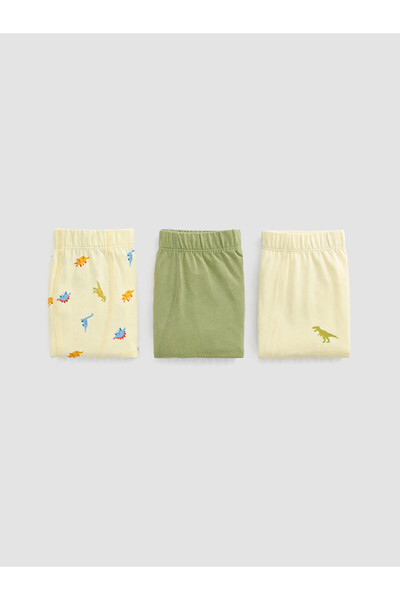 LC Waikiki Rmz Gi̇yi̇m Farkiyla Boys' Printed Boxer 3-Pack