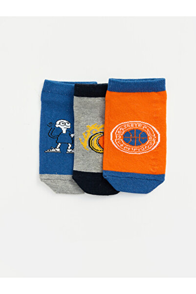 LC Waikiki I Printed Boy's Bootie Socks 3-Piece Set from Freezen Store
