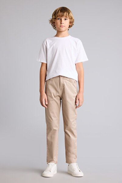 DeFacto Straight Leg Gabardine Trousers for Boys U3254A626Au