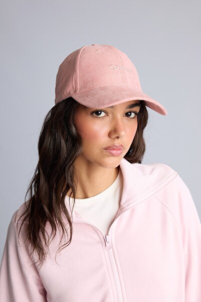 DeFacto Women's Text Embroidered Suede Cap Hat H6757Ax26Wn