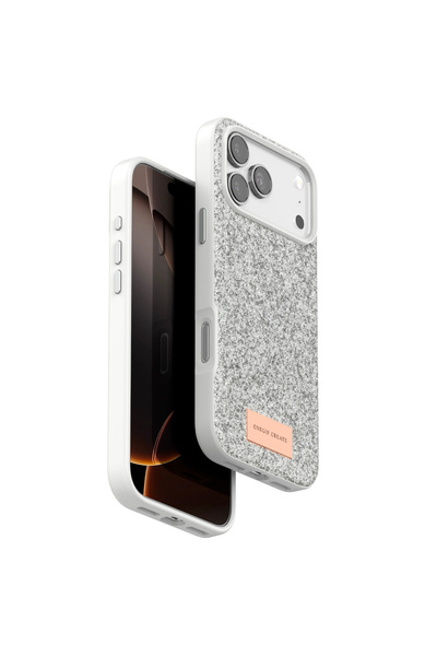 Rivor Apple iPhone 17 Pro Max & iPhone 18 Pro Max Uyumlu Kılıf Kamera Çıkıntı Taşlı Boncuk İşlemeli Simli Renkli Premium Sert Kapak
