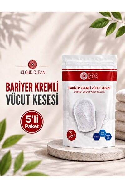Bariyer Kremli Vücut Kesesi-10'lu 5 Paket