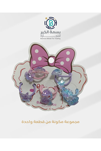 LOZAN مشابك شعر ربطات شعر للفتيات ملونة 5 قطع