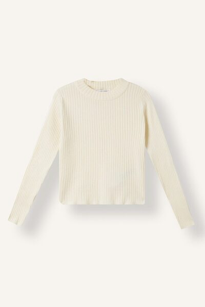 DeFacto Fitted Crew Neck Knitwear Sweater for Girls E9849A826Au