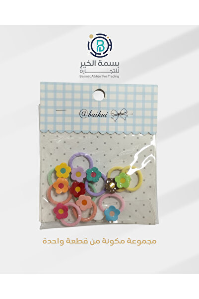 LOZAN مجموعة مشابك شعر ربطات شعر صغيرة ملونة للفتيات الصغيرات