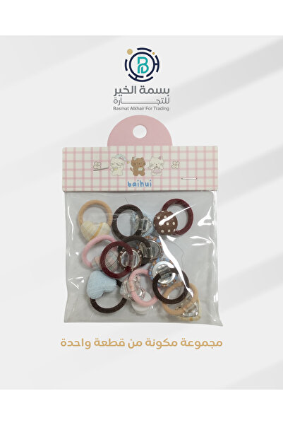 LOZAN مجموعة مشابك شعر ربطات شعر صغيرة ملونة للفتيات الصغيرات