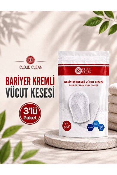 Bariyer Kremli Vücut Kesesi-10'lu 3 Paket