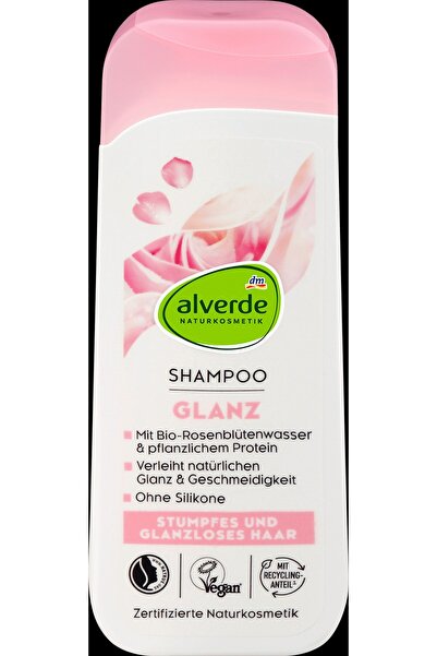 OEM alverde NATURKOSMETIK Șampon pentru strălucire, 200 ml - păr
