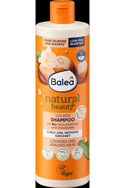 BALEA Șampon pentru părul ondulat cu ulei de macadamia & unt shea, 400 ml