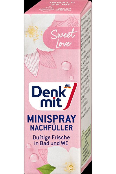 Denkmit Rezervă odorizant Mini Spray Sweet Love, 25 ml - parfum cameră