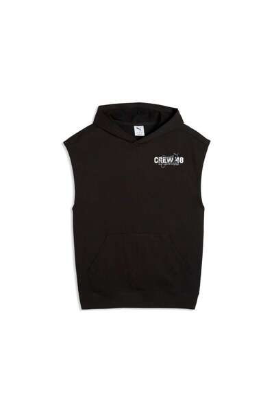 Puma Crew Men's Sleeveless Training Hooded Sweatshirt