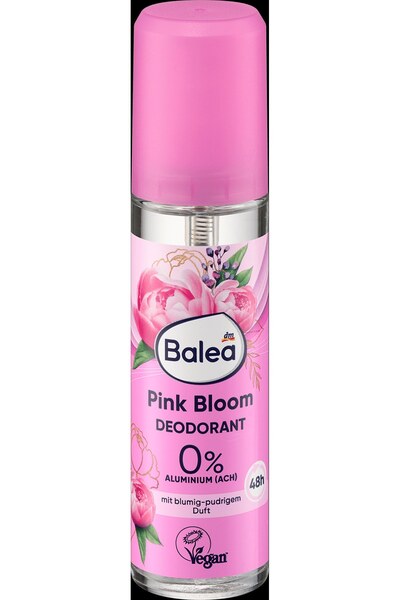 BALEA Deodorant cu pulverizator, Pink Bloom, 75 ml