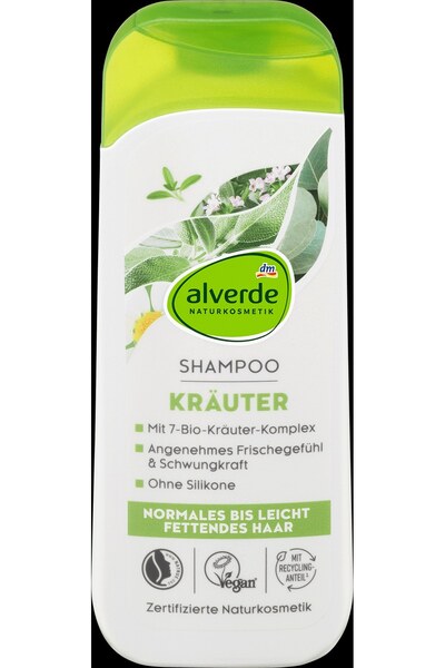 OEM alverde NATURKOSMETIK Șampon cu 7 plante, 200 ml - păr