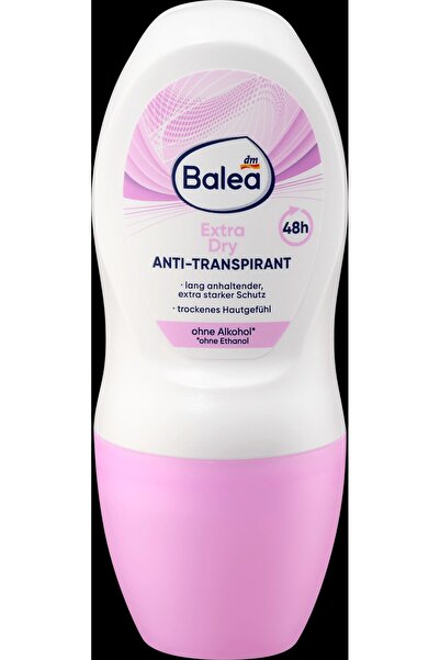 BALEA Deodorant roll-on antiperspirant Extra Dry, 50 ml
